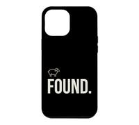 Custodia per iPhone 12 Pro Max Found Minimalist Sheep Christian Psalm 23 Lamb Christian
