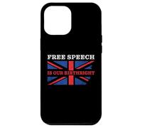 Custodia per iPhone 12 Pro Max Free Speech is Our Birthright - Anti-Woke Conservative Quote
