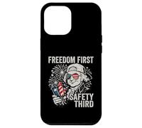 Custodia per iPhone 12 Pro Max Freedom First Safety Terzo John Adams Divertente 4 luglio