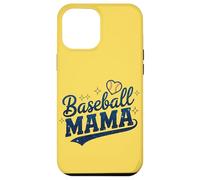 Custodia per iPhone 12 Pro Max Funny Baseball Mama Print Softball Mom Mother's Day