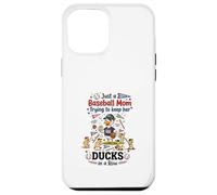 Custodia per iPhone 12 Pro Max Funny Baseball Mom Baseball Mama Baseball Graphic Game Gifts