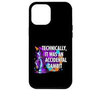Custodia per iPhone 12 Pro Max Funny Chess Player Accidental Gambit Blunder Quote