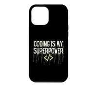 Custodia per iPhone 12 Pro Max Funny Coding is My Superpower Coder Programmer