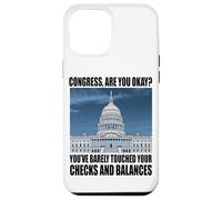 Custodia per iPhone 12 Pro Max Funny Congress US Capitol Politics Joke Washington DC Humor