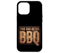 Custodia per iPhone 12 Pro Max Funny Dad Pitmaster BBQ Papa Smoker Grill, ideale come regalo per feste