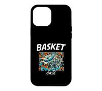 Custodia per iPhone 12 Pro Max Funny Disc Golf Basket Case Retro Pop Art