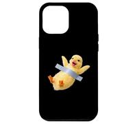 Custodia per iPhone 12 Pro Max Funny Duckling Duct Tape Meme Cute Duck Bird Animal Graphic