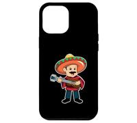 Custodia per iPhone 12 Pro Max Funny Mexico Mariachi Cinco de Mayo Fiesta Chitarra