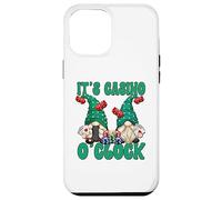 Custodia per iPhone 12 Pro Max Funny Saying Las Vegas Gnome Green Letters For Casino Night