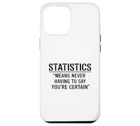 Custodia per iPhone 12 Pro Max Funny Statistics Definition for Statisticians Data Analysts