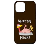 Custodia per iPhone 12 Pro Max Funny Turkey What the Pluck Camicia del Ringraziamento Uomo Donna