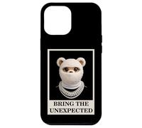 Custodia per iPhone 12 Pro Max Funny Wild tEDDY bEAR With Fur Mask Bring the Unexpected