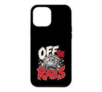 Custodia per iPhone 12 Pro Max Fuori dai binari divertente gioco di parole del treno