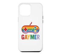 Custodia per iPhone 12 Pro Max Gaymer Rainbow Pixel Pride Funny LGBTQ Gaming Design