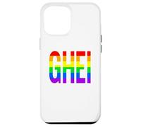 Custodia per iPhone 12 Pro Max GHEI | Gay Divertente Umoristica Bandiera Arcobaleno