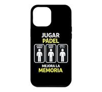 Custodia per iPhone 12 Pro Max Giocare A Padel Migliora La Memoria - Padel Divertente