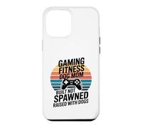 Custodia per iPhone 12 Pro Max Gioco Fitness Cane Mamma Costruito Non Generato Allevato Con I Cani