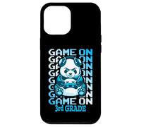 Custodia per iPhone 12 Pro Max Gioco sul terzo grado ritorno a scuola divertente Panda Bear Gamer