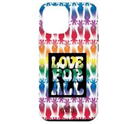 Custodia per iPhone 12 Pro Max Good Luck Trolls Love For All Rainbow
