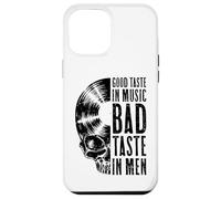 Custodia per iPhone 12 Pro Max Good Taste In Music Bad Taste In Men Vinyl Lover Skull LP