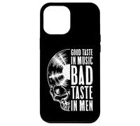 Custodia per iPhone 12 Pro Max Good Taste In Music Bad Taste In Men Vinyl Lover Skull LP