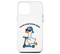 Custodia per iPhone 12 Pro Max Goose Meme Bambini Ragazzi Bambini Bambini Uomini Papà su un Goose Chase
