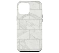 Custodia per iPhone 12 Pro Max Grafica astratta della composizione geometrica minima della griglia delle matton
