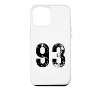 Custodia per iPhone 12 Pro Max Grande numero 93 per 93° compleanno novantatré anni 1993