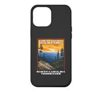 Custodia per iPhone 12 Pro Max Great Smoky Mountains Vintage WPA National Park Smokies