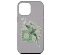 Custodia per iPhone 12 Pro Max Green Lantern Retro Lantern Iron-On