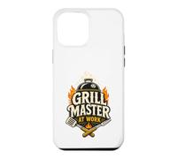 Custodia per iPhone 12 Pro Max Grill Master At Work BBQ Spatula Fire