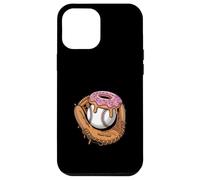 Custodia per iPhone 12 Pro Max Guanto da baseball Donut Dessert Fun