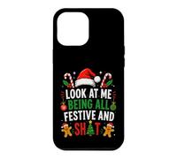 Custodia per iPhone 12 Pro Max Guardami mentre sono tutta festosa e un Natale merdamente divertente
