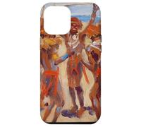 Custodia per iPhone 12 Pro Max Guerrieri Kikuyu Danzanti Pittura di Akseli Gallen-Kallela
