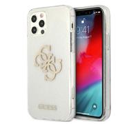 Custodia per iPhone 12 Pro Max Guess Glitter Trasparente