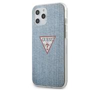 Custodia per iPhone 12 Pro Max Guess Jeans Collection Blu