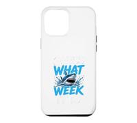 Custodia per iPhone 12 Pro Max Guess What Week it is - Cool Cartoon Shark Graphic