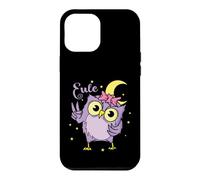 Custodia per iPhone 12 Pro Max Gufo Tipo di sonno Notte Luna attiva Asterisco Donne