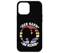 Custodia per iPhone 12 Pro Max Hahn nel cestino pollaio pollaio pollame, gallina, pollame, agricoltore