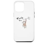 Custodia per iPhone 12 Pro Max Hang In There Scimmia [