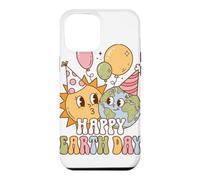 Custodia per iPhone 12 Pro Max Happy Earth Day Planet Birthday Party Celebration
