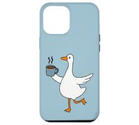 Custodia per iPhone 12 Pro Max Happy Silly Goose Coffee