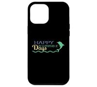 Custodia per iPhone 12 Pro Max Happy Summer Days Delfino Spiaggia Onda Carino Estate Delfini