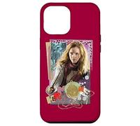 Custodia per iPhone 12 Pro Max Harry Potter Hermione Colorful Paper Collage