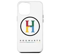 Custodia per iPhone 12 Pro Max Harry Potter Hogwarts Four Colored 'H' Logo
