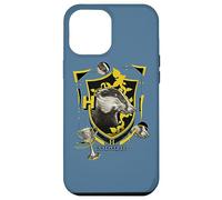 Custodia per iPhone 12 Pro Max Harry Potter Hufflepuff Magicial Mischief Level Up Crest