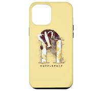 Custodia per iPhone 12 Pro Max Harry Potter Hufflepuff Watercolor