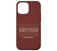 Custodia per iPhone 12 Pro Max Hastings Nebraska d'epoca