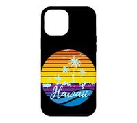 Custodia per iPhone 12 Pro Max Hawaii Vintage Sunset Surfer Souvenir