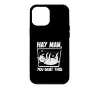 Custodia per iPhone 12 Pro Max Hay Man You Goat This Pigmeo Funny Goatherd per gli agricoltori di capre